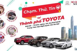 Toyota Việt Nam tổ chức sự kiện “Chạm – Thử – Tin” tại thành phố Toyota